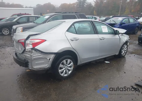 2016 Toyota Corolla Le from USA, damaged, VIN 2T1BURHE4GC571895